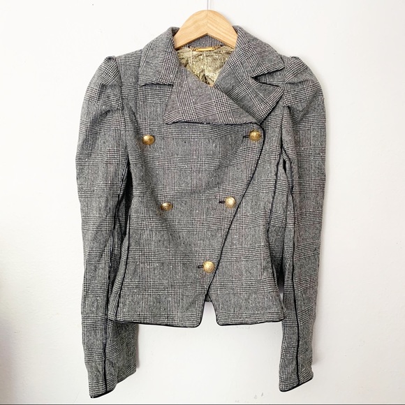 Roberto Cavalli Jackets & Blazers - NWT Roberto Cavalli | Vintage Y2K Era Plaid Wool Blazer Jacket Sz 40